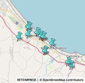 Mappa Viale Favignana, 47838 Riccione RN, Italia (3.13417)