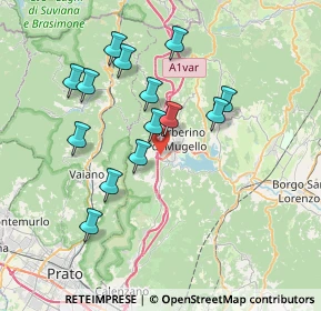 Mappa Via Meucci, 50031 Firenze FI, Italia (7.07286)