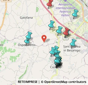 Mappa Via Tavernelle, 47924 Rimini RN, Italia (2.167)