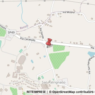 Mappa Via San Patrignano, 31, 47853 Coriano, Rimini (Emilia Romagna)