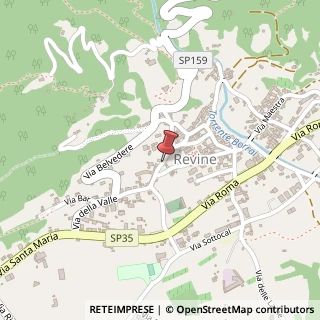 Mappa Via della Valle,  44, 31020 Revine Lago, Treviso (Veneto)