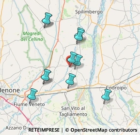 Mappa Arzene, 33098 Arzene PN, Italia (6.75455)