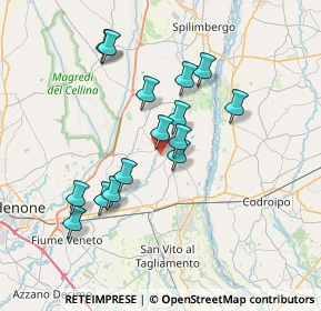 Mappa Arzene, 33098 Arzene PN, Italia (6.352)