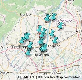Mappa Via Sant'Elena, 33098 Arzene PN, Italia (10.168)