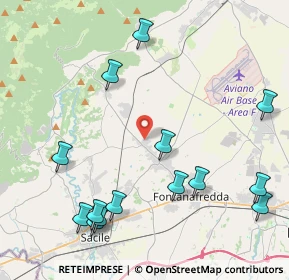 Mappa Via Giuseppe Garibaldi, 33074 Fontanafredda PN, Italia (5.04)