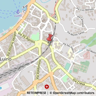 Mappa Via Bernardino Luini, 13, 21016 Luino, Varese (Lombardia)