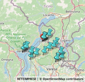 Mappa Via Giuseppe Verdi, 21016 Luino VA, Italia (11.066)