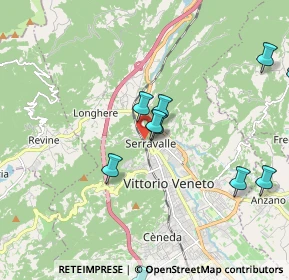 Mappa Via Roma, 31029 Vittorio Veneto TV, Italia (2.29182)