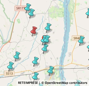 Mappa Via Crosera, 33098 Valvasone PN, Italia (5.7525)