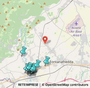 Mappa Via Duca D'Aosta, 33074 Fontanafredda PN, Italia (5.44571)