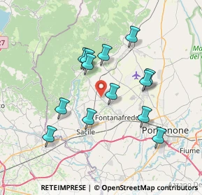 Mappa Via Duca D'Aosta, 33074 Fontanafredda PN, Italia (6.59154)