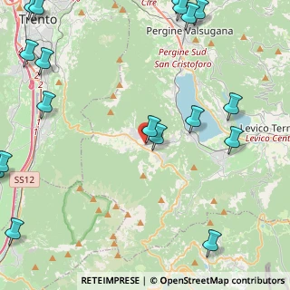 Mappa Località Saletti, 38049 Vigolo Vattaro TN, Italia (6.9365)