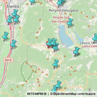 Mappa Località Saletti, 38049 Vigolo Vattaro TN, Italia (6.0775)