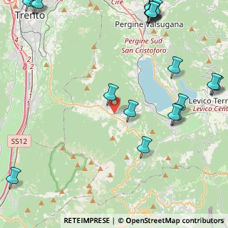 Mappa Località Saletti, 38049 Vigolo Vattaro TN, Italia (6.445)