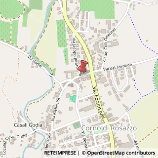 Mappa Via Ostermann, 21, 33040 Corno di Rosazzo, Udine (Friuli-Venezia Giulia)