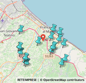 Mappa Contrada Santa Cecilia, 66023 Francavilla al Mare CH, Italia (4.07316)