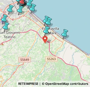 Mappa Contrada Santa Cecilia, 66023 Francavilla al Mare CH, Italia (6.84)