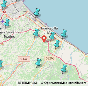 Mappa Contrada Santa Cecilia, 66023 Francavilla al Mare CH, Italia (5.8975)