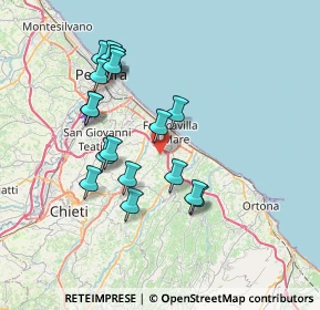 Mappa Contrada Santa Cecilia, 66023 Francavilla al Mare CH, Italia (7.19778)