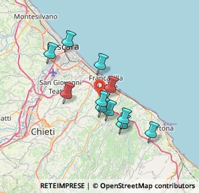 Mappa Contrada Santa Cecilia, 66023 Francavilla al Mare CH, Italia (5.92364)