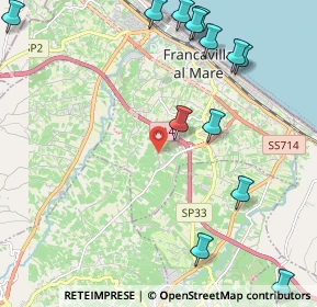 Mappa Contrada Santa Cecilia, 66023 Francavilla al Mare CH, Italia (2.91462)