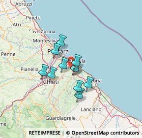 Mappa Contrada Santa Cecilia, 66023 Francavilla al Mare CH, Italia (9.07727)