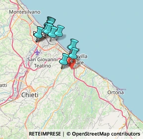 Mappa Contrada Santa Cecilia, 66023 Francavilla al Mare CH, Italia (7.7445)