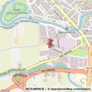 Mappa Via Fratelli Sebastiani, 47/B/C, 02100 Rieti, Rieti (Lazio)