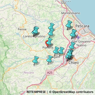 Mappa Via Umberto I, 65019 Pianella PE, Italia (7.422)