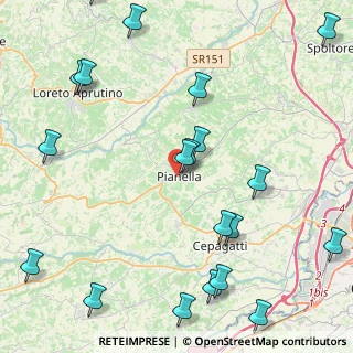 Mappa Via Gesualdo de Felici, 65019 Pianella PE, Italia (6.1065)
