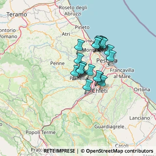 Mappa Via Gesualdo de Felici, 65019 Pianella PE, Italia (9.844)
