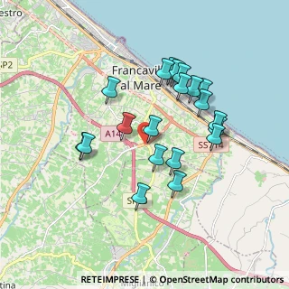 Mappa Contrada Cerreto, 66023 Francavilla al Mare CH, Italia (1.7255)