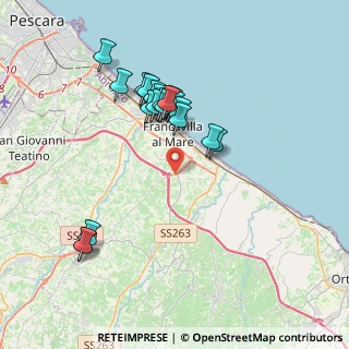 Mappa Contrada Cerreto, 66023 Francavilla al Mare CH, Italia (3.6475)