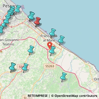 Mappa Contrada Cerreto, 66023 Francavilla al Mare CH, Italia (6.727)