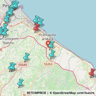 Mappa SP 23, 66023 Francavilla al Mare CH, Italia (7.496)