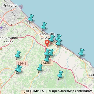 Mappa Contrada Cerreto, 66023 Francavilla al Mare CH, Italia (4.41571)