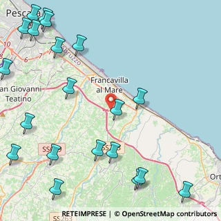 Mappa SP23, 66023 Francavilla al Mare CH, Italia (6.7975)