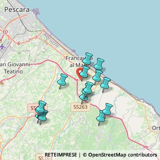 Mappa SP23, 66023 Francavilla al Mare CH, Italia (3.68267)