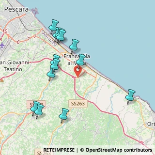 Mappa SP23, 66023 Francavilla al Mare CH, Italia (4.52462)