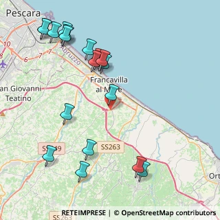 Mappa Contrada Cerreto, 66023 Francavilla al Mare CH, Italia (5.33278)