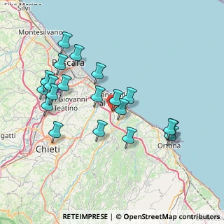 Mappa Contrada Cerreto, 66023 Francavilla al Mare CH, Italia (8.0885)