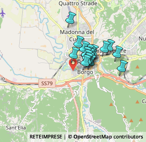 Mappa Via Fratelli Sebastiani, 02010 Rieti RI, Italia (1.2)