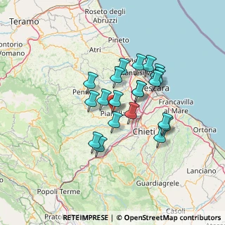 Mappa Via Borgo Carmine, 65019 Pianella PE, Italia (11.3665)