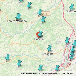 Mappa Via Borgo Carmine, 65019 Pianella PE, Italia (6.88526)