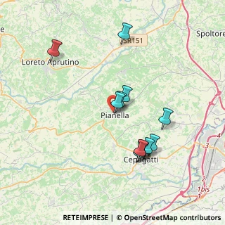 Mappa Via Borgo Carmine, 65019 Pianella PE, Italia (3.62364)