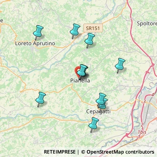 Mappa Via Borgo Carmine, 65019 Pianella PE, Italia (3.71818)
