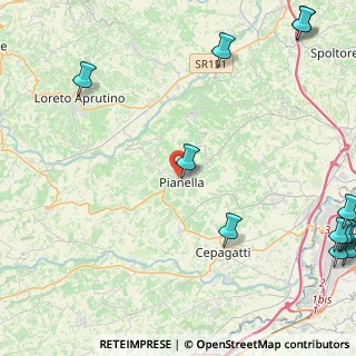 Mappa Via Borgo Carmine, 65019 Pianella PE, Italia (7.46417)