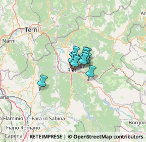 Mappa Via Borgo Sant'Antonio, 02100 Rieti RI, Italia (5.09364)