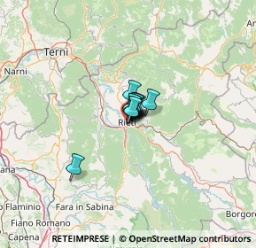 Mappa Via Antonio Gramsci, 02100 Rieti RI, Italia (3.13636)