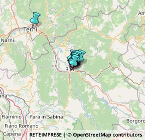 Mappa Strada Regionale, 02100 Rieti RI, Italia (3.65545)